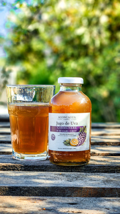 Jugo de Carmenere & Té Earl Grey